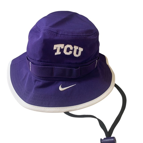 Nike Other - Nike Dri-FIT Apex TCU Horned Frogs Boonie Bucket Purple Hat Adult Size Medium